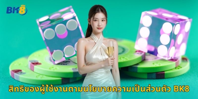 สิทธิของผู้ใช้งานตามนโยบายความเป็นส่วนตัว Bk8